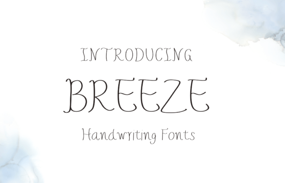 Breeze: A Typeface for Whimsical & Airy Design