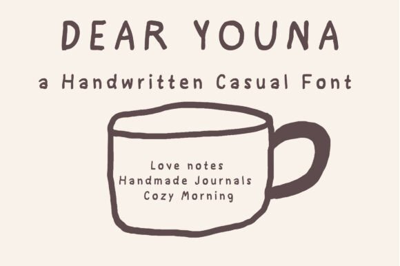 Dear Youna: A Handwritten Font for Heartfelt Design