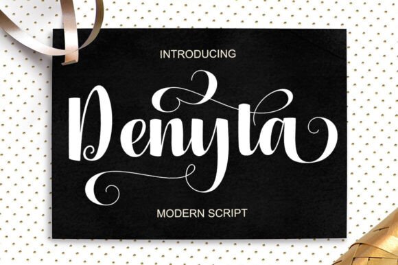 Denyta Script: A Fresh Take on Modern Typography