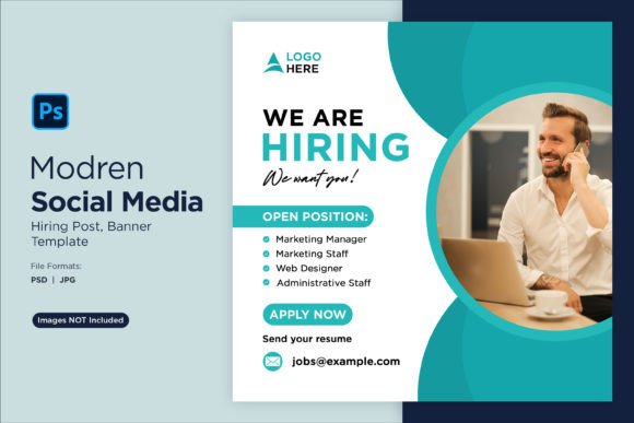 Instantly Elevate Your Recruitment with We Are Hiring Social Media Post 81
