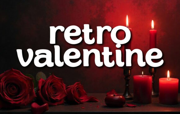 Retro Valentine: Embrace the Puffy, Nostalgic Charm