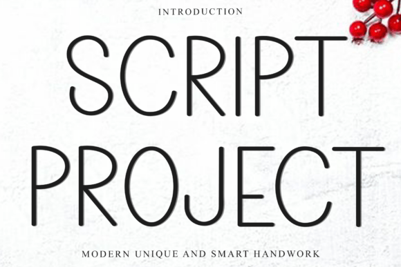 Script Project: A Modern Typeface for Minimalist Design