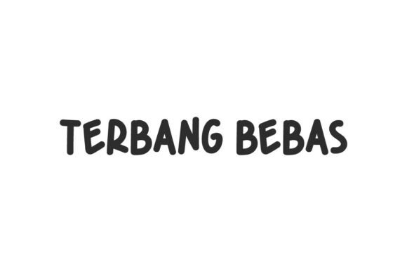 Terbang Bebas: A Playful Font for Joyful Designs
