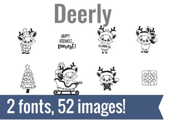 Unlock Festive Charm with Deerly Dingbats